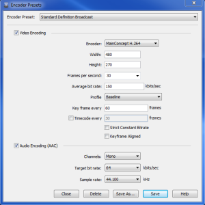 wirecast output settings